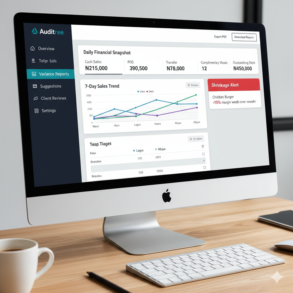 Audita Variance Report